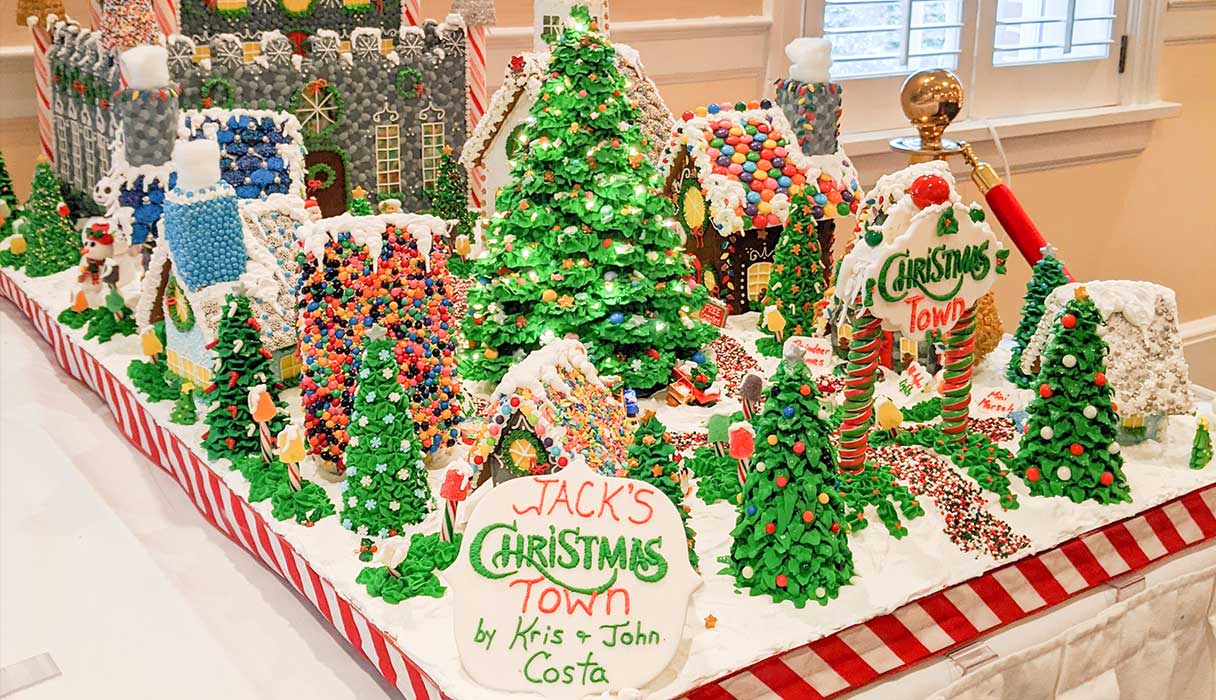 Gingerbread Houses created by residents